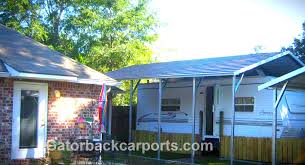 Mobile Alabama Metal Carports Al Garages Rv Gatorback Carports