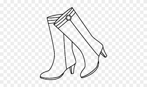 Simply do online coloring for cowboy boots and hat coloring pages directly from your gadget, support for ipad, android tab or using our web feature. High Boots Coloring Page Coloringcrewcom Desenho De Bota Feminina Free Transparent Png Clipart Images Download