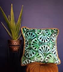 Black And Gold Art Deco Cushions Emerald Art Deco Opulent Velvet Cushion Velvet Cushions Green Cushions Envelope Design