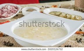 İşkembe çorbası — polnische flaki fleck verkäuferin in ostpreußen, postkarte von 1899 fleck oder kuttelsuppe ist eine mit essig gesäuerte. Iskembe Corbasi Stock Photos Stock Images And Vectors Stockfresh