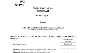 Soalan Geografi Penggal 3 Stpm Selangor X Otosection