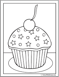 Fuzzy loves cupcake coloring pages and banners. 55 Birthday Coloring Pages Printable And Digital Coloring Pages