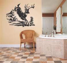 Check out wallpaper murals, wall decals to your feature wall, rooms, apartments. Decal Vinyl Wall Sticker Deer Running Outdoor Scene Living Room Bedroom Kitchen Home Decor Picture Art Image Peel Stick Graphic Mural Design Size 20 X 20 Inch
