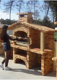 Barbecue Rustique Avec Evier Fr0086f Construire Une Cuisine Exterieure Barbecue En Brique Barbecue Jardin