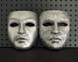 Máscara veneciana blanca