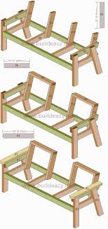 Buildeazy Two Seater Bench With Center Table Fitting Back Frame And Armrests Rustikale Gartenmobel Diy Sitzbank Palettenmobel Im Freien