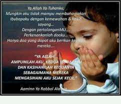 Doa Seorang Anak Untuk Ibu Bapa Doa Tuhan Bahagia