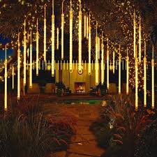 Agptek 8pcs 50cm Tube Colorful Meteor Shower Rain Lights Snowfall Light For Wedding Party Christmas Decor Warm White Walmart Com In 2020 Holiday Lights Outdoor Decorating With Christmas Lights Rain Lights