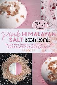 Pink Himalayan Sea Salt Bath Bomb Bath Bombs Bath Bomb Recipes Bath Bombs Diy Recipes
