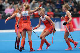 At the 2012 summer olympics, she competed for the netherlands women's national field hock. Caia Van Maasakker Margot Van Geffen Pictures Photos Images Zimbio