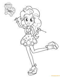 By best coloring pagesjanuary 25th 2018. Pinkie Pie From My Little Pony Coloring Pages Cartoons Coloring Pages Coloring Pages For Kids And Adults