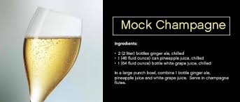 1 · i recently served this at a baby shower where, of course, the expecting mom could not have any alcohol. Mock Pink Champagne 900321 Solshine Sleeveless Zip Mock Champagne Black Pink Grenadine Syrup 3 1 Pt 12 Oz Bottles Ginger Ale Chilled Ice Cubes 40 Lemon Peel Twists 40 Sang Hook