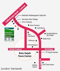 Batu gajah (population 34,000) is a municipality in kinta district, perak, malaysia. Map Batu Gajah Copy Malaysia Property And Real Estate