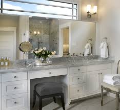 This makeup vanity allows you to take up just a fraction of the space a traditional table would take up but still gives you plenty of room for your cosmetics. Bathroom Cabinet With Makeup Vanity Saubhaya Makeup