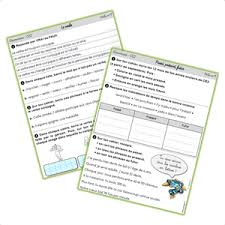 Je profite du confinement pour avancer dans les publications de ce blog… je partage ici avec vous un fichier d'exercices d'une vingtaine de pages couvrant l'ensemble du programme de conjugaison pour mes élèves de cm1. Le Verbe Passe Present Futur Exercices Ce2 Lutin Bazar