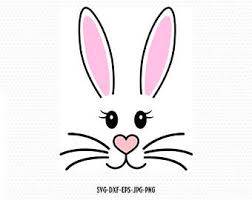 Easter Bunny Face Etsy