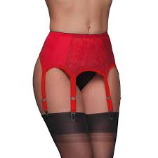 New Sexy Vintage High Waist Lace 6 Claw Garter Belt Female Underwear Garters Mesh Stocking Suspenders Without Panties Garters Aliexpress