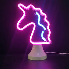 Night Light Lamp Unicorn Led Neon Sign Photography Prop Light Night Light Led Light Led Neon Light Desk Lamp Room Decoration Q20 Led Night Lights Aliexpress
