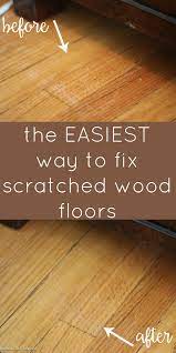 How To Fix Scratched Hardwood Floors In No Time Average But Inspired Cleaning Wood Floors Refinishing Hardwood Floors Refinish Wood Floors