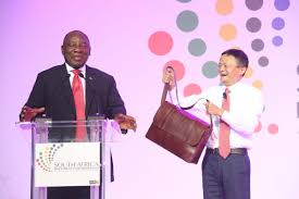 President cyril ramaphosa?s programme for today is dedicated to the national state of disaster occasioned by the outbreak of the coronavirus. South African Government On Twitter President Cyril Ramaphosa Hands Over A Proudly South African Gift As A Token Of Appreciation To Jack Ma As Day Two Of The Three Day South Africa