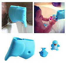Amazon Com Bath Spout Cover Faucet Cover Baby Tub Spout Cover Bathtub Faucet Cover For Kids Tub Faucet Protector For Baby Silicone Spout Cover Blue Elephant Kids Bathroom Accessories Baby