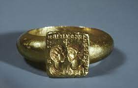 Marriage Ring Late 4th Early 5th Century Byzantine Gold Medieval Jewelry Ancient Jewelry Byzantine Jewelry