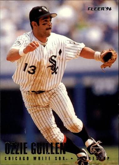 1996 White Sox Fleer #6 Ozzie Guillen - NM-MT