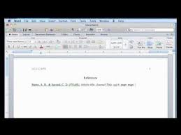 Apa Format In Word For Mac Apa Template Word Template Words