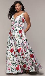 5 out of 5 stars. Full Figure Dresses And Plus Size Prom Gowns Promgirl