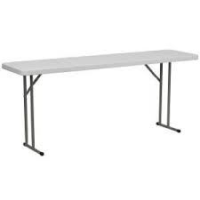 Lifetime Lifetime 4 Ft One Hand Adjustable Height Fold In Half Table Almond 80726 The Home Depot In 2020 Training Tables Folding Table Flash Furniture