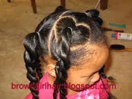 Brown Girls Hair Valentine S Day Natural Hair Style Girl Hairstyles Hair Styles Baby Girl Hairstyles