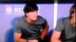Itv and in his last competition as germany boss, low added another to the collection. Oh No Joachim Low You Didn T Germany Nt Coach Smells His Balls Youtube