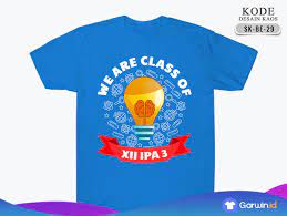 Design graphics with corel draw: Desain Kaos Kelas Ipa Dengan Desain Logo Pengetahuan Alam