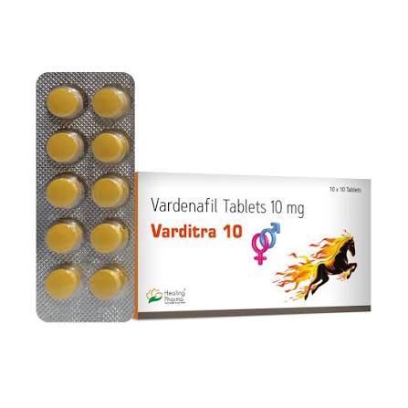 Varditra - Vardenafil 10 Mg Tablets at ₹ 95/stripe | Levitra Tablet in Mumbai | ID: 24771673273