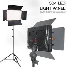 Barn Door Lighting 504 Led Lighting Kit Photography Studio Barn Door Light Panel 86 Light Stands Sc 1 St Silver Veranstaltungs