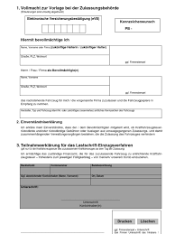 Von fahrzeugen und zureinholung von unterlagen bei behörden. Vollmacht Zulassung Pb
