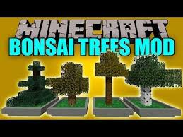 Bonsai Trees Mod Granja De Arboles Con Bonsai V Minecraft Mod 1 12 2 Bonsai Tree Minecraft Mods Bonsai