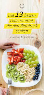 Die 13 Besten Lebensmittel Die Den Blutdruck Senken Blutdrucksenkende Lebensmittel Blutdruck Senken Gesunde Desserts
