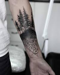 Tiger Tattoos For Men Arms Tattoosformen Forest Tattoos Tree Tattoo Men Forest Forearm Tattoo