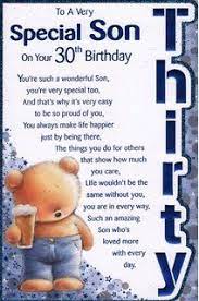 We've watched you grow into an amazing man. 30th Birthday Wishes Birthday Cards For Son Birthday Wishes For Son