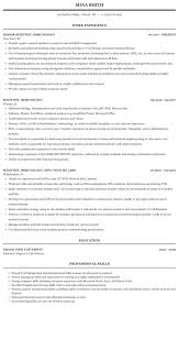 Cv format pick the right format for your situation. Scientist Immunology Resume Sample Mintresume