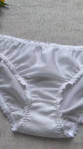 White cotton panties videos