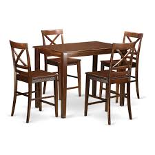 Counter height vs bar height 5 Pc Counter Height Set Small Kitchen Table And 4 Counter Height Chairs