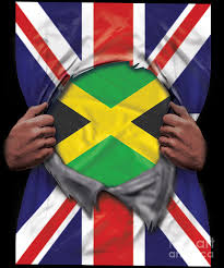 Fun fact the jamaican flag is the only national flag in the world that doesn't incorporate the colors red, white, or blue the meaning of the colors Jamaica Flag Great Britain Flag Ripped Digital Art By Jose O