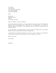 New Letter To Accept Job Offer Sample You Can Download For Full Letter Resume Template Here Https W Business Letter Template Lettering Offer And Acceptance