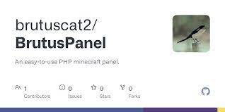 Check spelling or type a new query. Github Brutuscat2 Brutuspanel An Easy To Use Php Minecraft Panel
