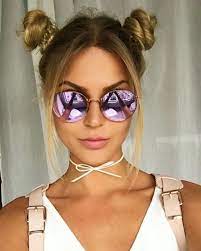 Say Goodbye To The Half Up Half Down Bun Double Buns Have Officially Taken Over As The Trendiest Cool G Cool Hairstyles For Girls Easy Hairstyles Hair Styles