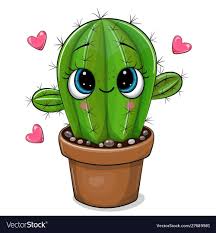 A circle, a straight line, a curve, a cylinder, an ellipse, etc. Cute Cartoon Cactus With Eyes Isolated On A White Background Download A Free Preview Or High Quality Adobe Cactus Cartoon Cactus Drawing Cute Cartoon Drawings