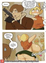 Cheeky Strips! - Ashley (Resident Evil) [CheekyNuttybuns] - Porn Comic