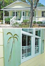Charming buttonwood lane, colorful gardens, new landscaping. Decorative Coastal Window Shutters For Curb Appeal Coastal Decor Ideas Interior Design Diy Shopping